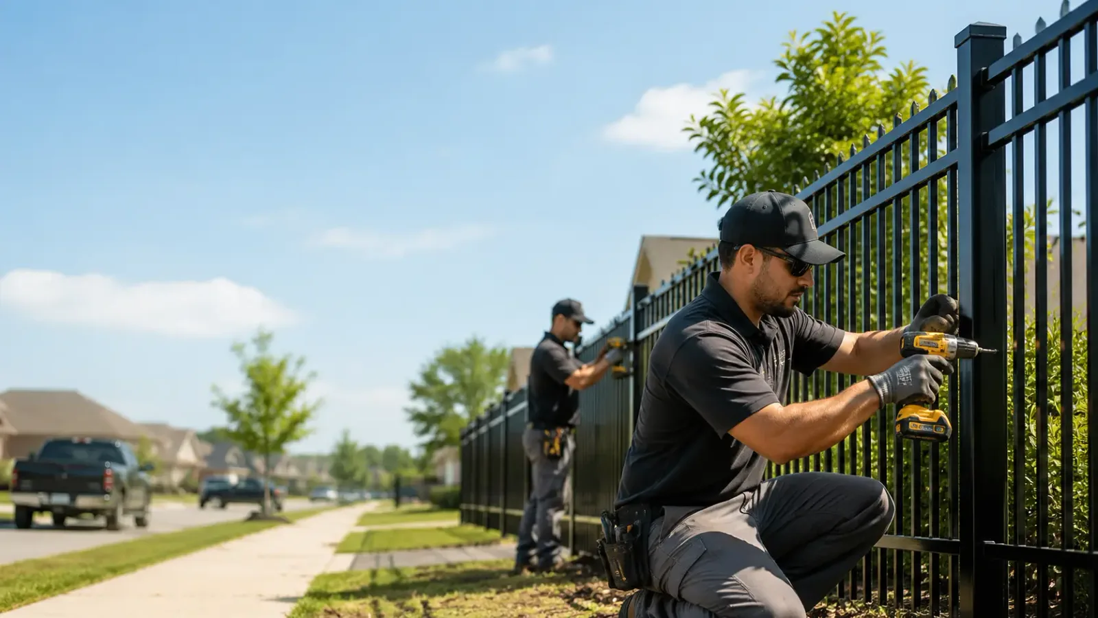 Metal Fence Installation in Natchez, LA